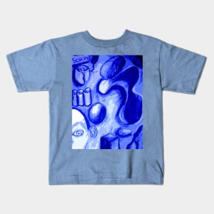 The Girl With The Stuff In Her Blue Hair... Kids T-Shirt